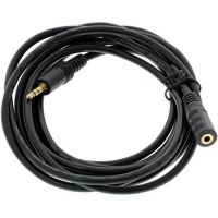Кабель AUX Audio TRS M/F 10.0м чорний (B01079)