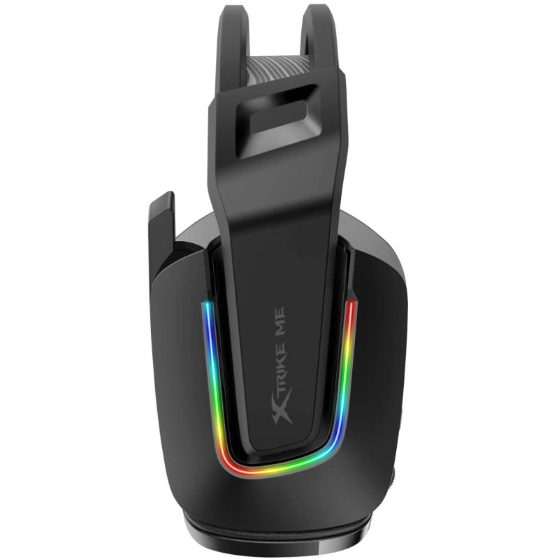 Ігрова гарнітура XTRIKE ME GH-712, USB+3.5мм, RGB, кабель 2м, чорна (GH-712)