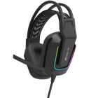 Ігрова гарнітура XTRIKE ME GH-712, USB+3.5мм, RGB, кабель 2м, чорна (GH-712)