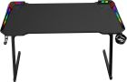 Стіл ігровий XTRIKE ME DK-05 Gaming Desk RGB Llight, Black 110x60x74мм. (DK-05)