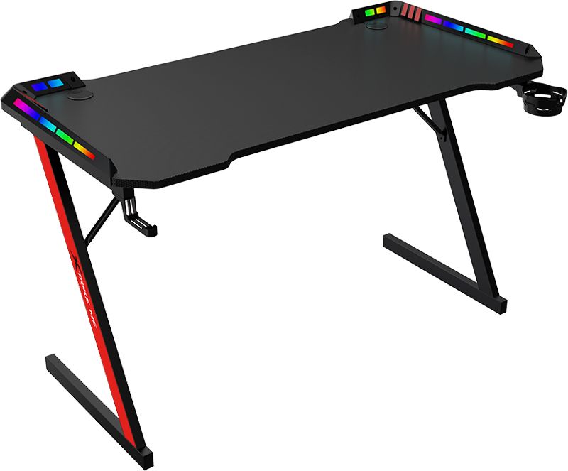 Стіл ігровий XTRIKE ME DK-05 Gaming Desk RGB Llight, Black 110x60x74мм. (DK-05)