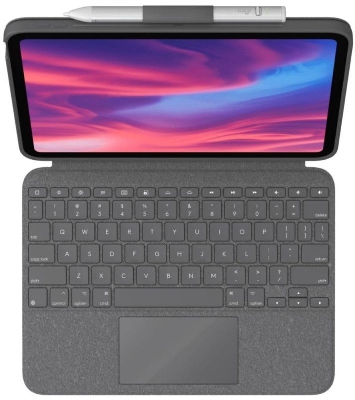 Чехол-клавиатура Logitech Combo Touch для Apple iPad 10.9 Gen 10 Oxford Grey (920-011382)