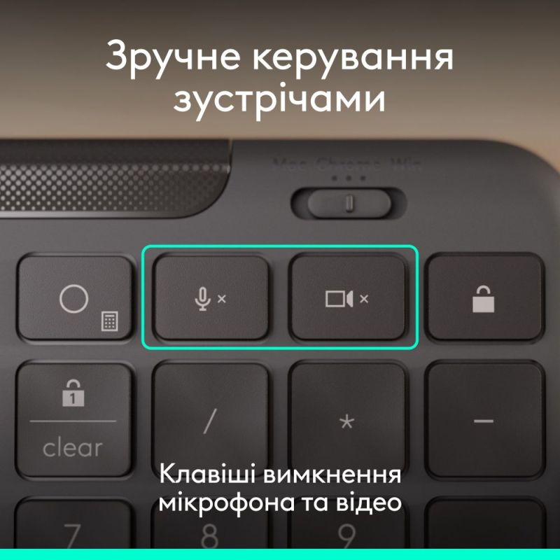 Комплект (клавіатура, миша) Logitech Signature Slim Combo MK620 Graphite (920-013349)