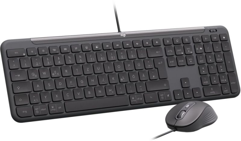 Комплект (клавіатура, миша) Logitech Signature Slim Combo MK620 Graphite (920-013349)