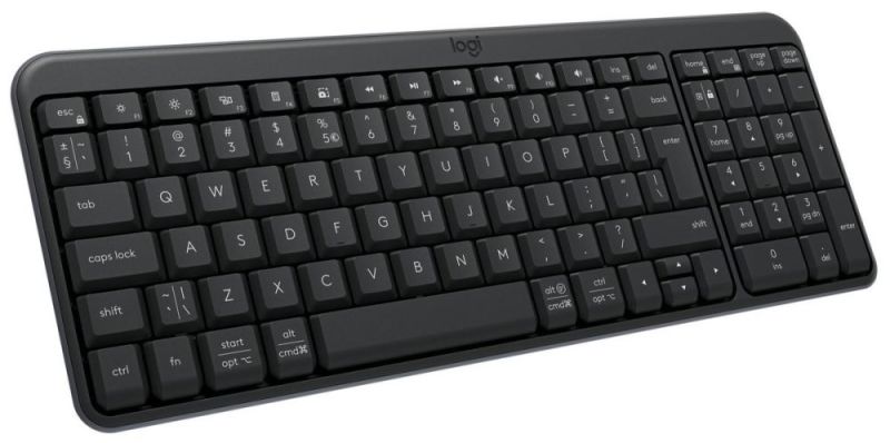 Клавiатура бездротова Logitech K250 Graphite (920-013822)