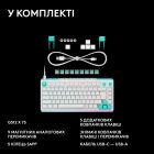 Клавiатура Logitech G512 X 75 White (920-013955)