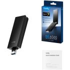 Адаптер WiFi Cudy WU6500, BE6500 Tir-Band Wi-Fi7 USB 3.0 Adapter (WU6500)