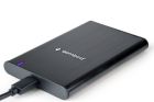 Внешний карман Gembird SATA HDD 2.5", USB 3.1, алюминий, Black (EE2-U3S-6)