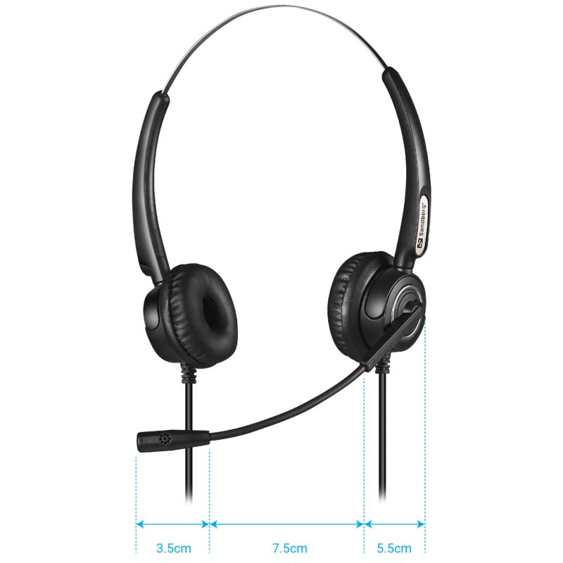 Гарнітура Sandberg Office Headset Pro Stereo ,USB, Black (126-13)