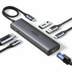 Док-станція USB3.2 Type-C --> HDMI 4K60Hz/2xUSB-A 3.2/USB-C 3.2/RJ45/ PD 100W CM512 Ugreen (45000)