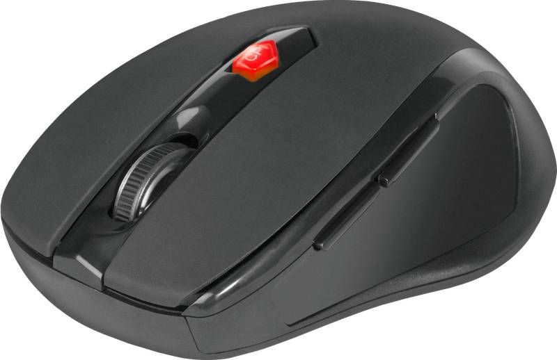 Мишка Defender Ultra MM-315, бездротова, 1200dpi., 6кн. чорна (52315)