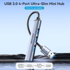 Хаб USB 3.0 -> 1xUSB 3.0/3xUSB 2.0, 0.15м, 5 Гбіт/с, Grey Vention (CKOHB)