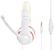 Гарнітура Gembird White/Red (MHS-03-WTRD)