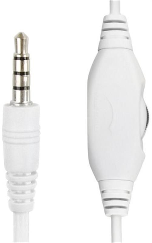 Гарнитура Gembird White/Red (MHS-03-WTRD)