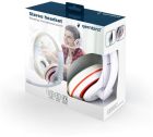 Гарнитура Gembird White/Red (MHS-03-WTRD)