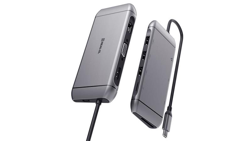 USB-хаб REAL-EL CQ-900 3 ports (EL123110003)