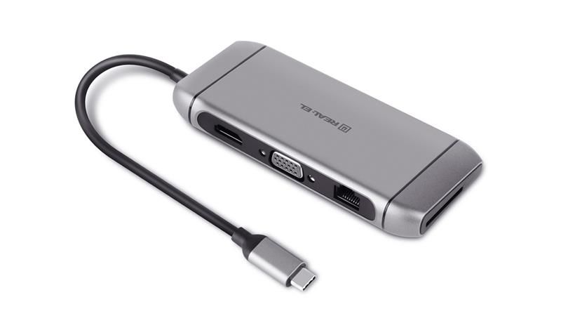 USB-хаб REAL-EL CQ-900 3 ports (EL123110003)