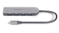USB-хаб REAL-EL CQ-415 USB Type-C 4-в-1 (EL123110001)