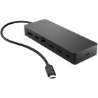 Док-станція USB3.1 Type-C --> HDMI 4K60Hz/USB 3.0x2/Type-Cx2/DP/RJ45/Ethernet чорна HP (50H55UT)