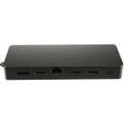 Док-станція USB3.1 Type-C --> HDMI 4K60Hz/USB 3.0x2/Type-Cx2/DP/RJ45/Ethernet чорна HP (50H55UT)