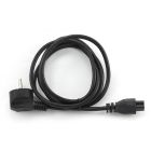 Кабель силовой Cablexpert CEE7/7-C5, 1 м, VDE, 3х0.75 мм, с заземлением, черный (PC-186-ML12-1M)