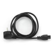 Кабель силовой Cablexpert CEE7/7-C5, 1 м, VDE, 3х0.75 мм, с заземлением, черный (PC-186-ML12-1M)