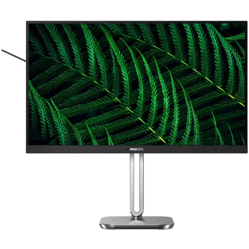 TFT 27" Philips 27B2G5200, IPS,100Hz, VGA, HDMI, DP, USB-hub, HAS, кол., сріблясто-сірий (27B2G5200/00)