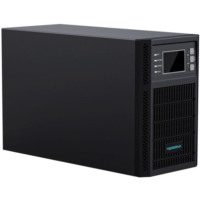 ДБЖ Marsriva MR-US1K, 1кВА/1кВт, Smart Online UPS, 1kVA, Shuko, 2*12V/9Ah (MR-US1K)