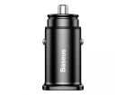Автозарядка 2xUSB 30W (USB-A) QC3.0 Чорна Baseus (CCALL-DS01)