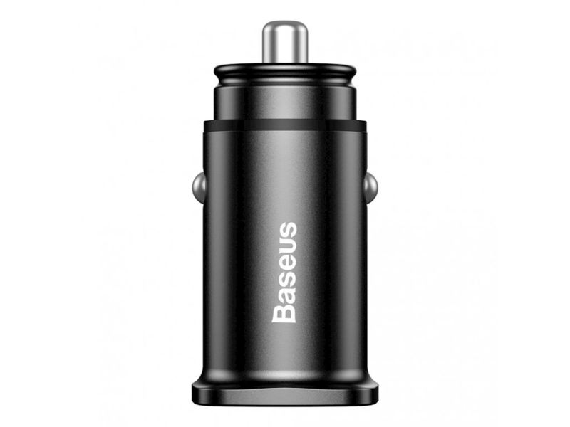 Автозарядка 2xUSB 30W (USB-A) QC3.0 Чорна Baseus (CCALL-DS01)