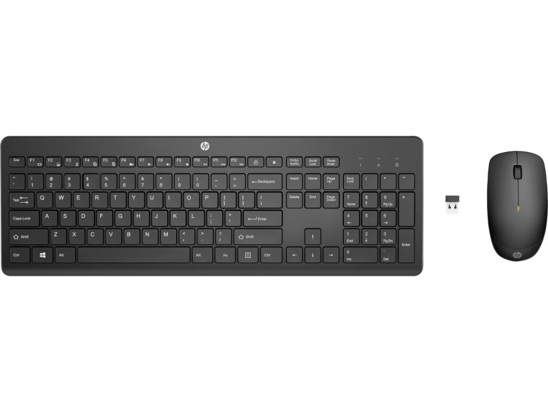 Комплект бездротовий HP 230 мишка і клавіатура Combo, чорний (18H24AA)
