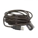 Кабель Cablexpert USB - USB V 2.0 (M/F), активний подовжувач, 10 м, чорний  (UAE-01-10M)
