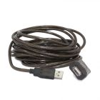 Кабель Cablexpert USB - USB V 2.0 (M/F), активний подовжувач, 10 м, чорний  (UAE-01-10M)
