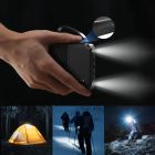 УМБ Dudao 10000mAh K11 10W USB-A,USB-C,microUSB, with USB-A/USB-C/Lightning/MicroUSB cables Black (6977196681853)