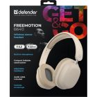 Навушники Defender FreeMotion B640, Bluetooth+3,5мм, Beige (63642)
