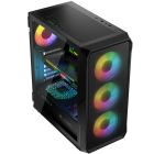 Корпус LogicConcept PORTOS MESH+GLASS ARGB fans 4x120mm BLACK без БЖ ATX (AT-PORTOS-10-0000000-0002)