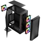 Корпус LogicConcept PORTOS MESH+GLASS ARGB fans 4x120mm BLACK без БЖ ATX (AT-PORTOS-10-0000000-0002)
