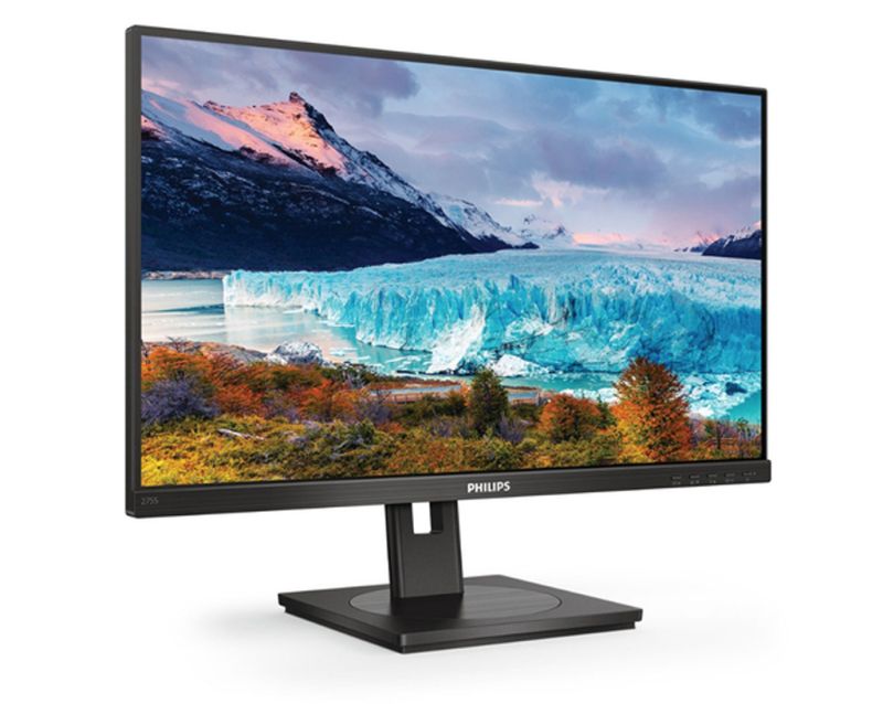 TFT 27" Philips 275S1AE, IPS, QHD,DVI-D, HDMI, DP, Pivot,  колонки, чорний (275S1AE/00)