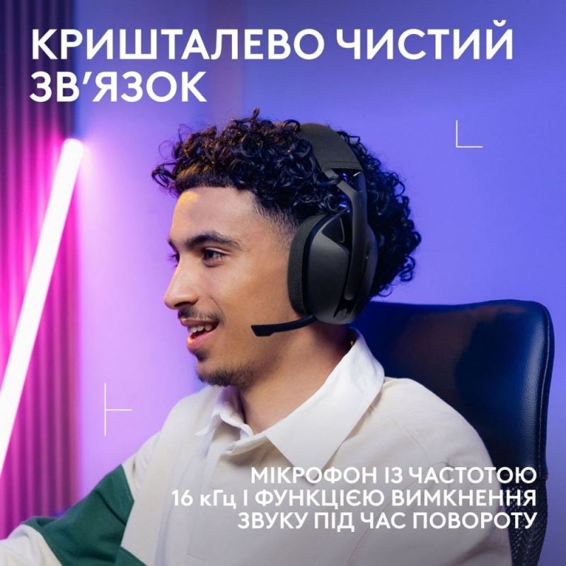 Гарнитура Logitech G321 Lightspeed Black (981-001563)