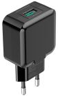 Сетевое зарядное устройство Grand-X (1xUSB 5В/2.1А) Black (CH-03B)