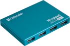 Хаб USB 3.0 -> 7xUSB 2.0 active, aluminium body Defender (83505)