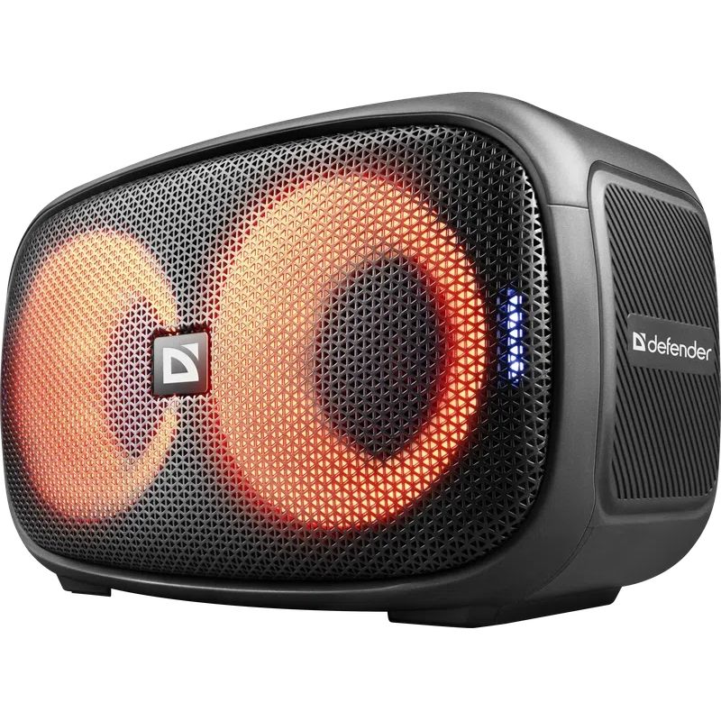 Акустична система 1.0 Defender Q5 20 Вт Bluetooth/FM/USB/TF/IPX5, LED, чорна (65305)