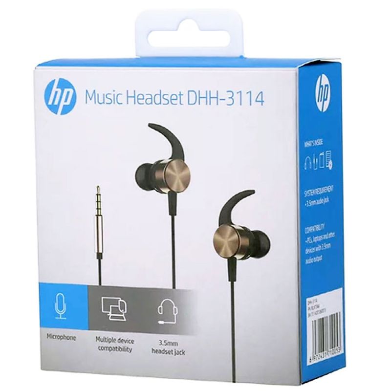 Гарнітура HP DHH-3114, 3,5мм Gold (DHH-3114GD)
