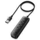 Хаб USB 3.2 Type A -> 4xUSB 3.2  Активний, 1м Чорний CM416 UGREEN (80657)