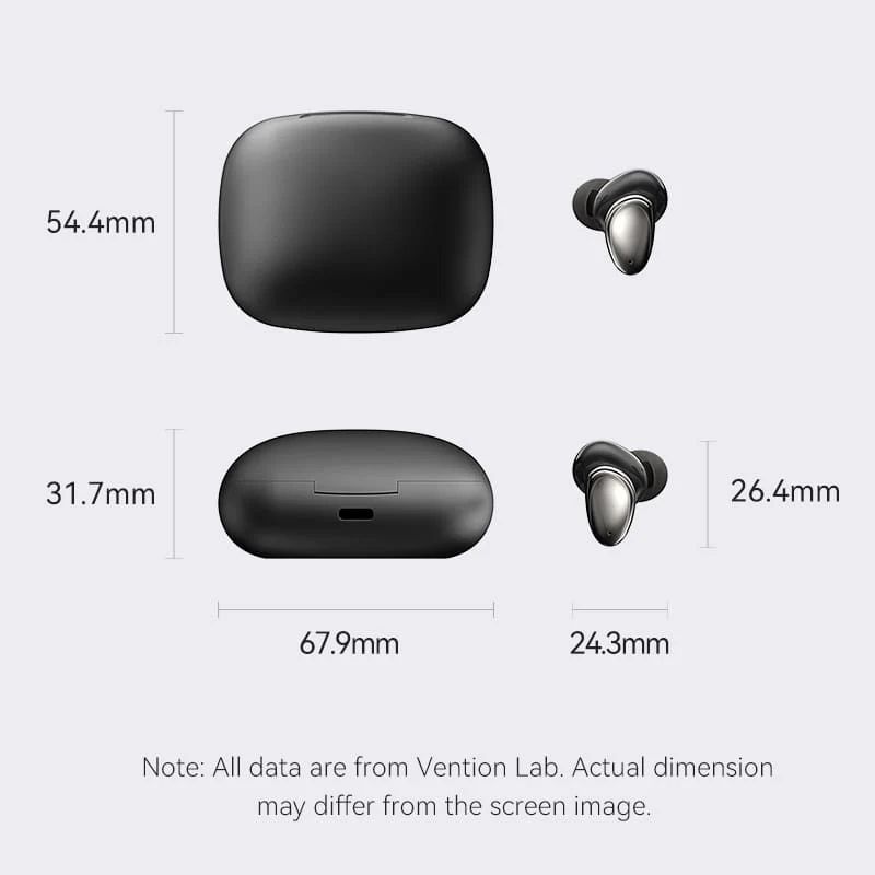 Навушники TWS Vention Tiny Earbuds T13 Black (NBNB0)