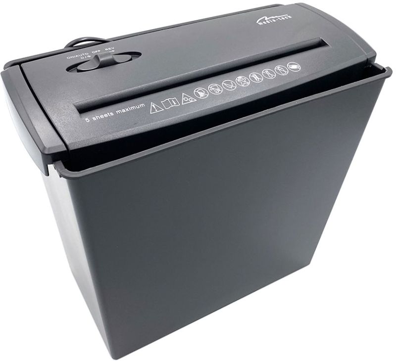 Знищувач документів Media-Tech MT215, A4, 80g х 5, CD/DVD, 9,5 л., P-1, O-1 (MT215)