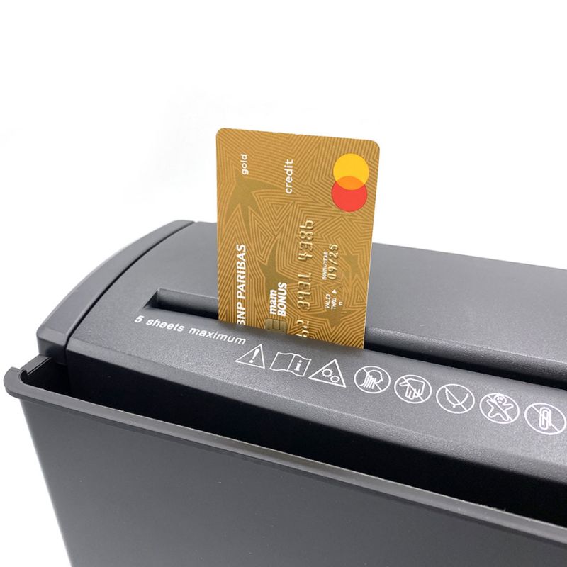 Знищувач документів Media-Tech MT215, A4, 80g х 5, CD/DVD, 9,5 л., P-1, O-1 (MT215)