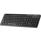 Клавіатура XTRIKE ME KB-303 UA бездротова Bluetooth+2.4G,105 кл. чорна (KB-303UA)