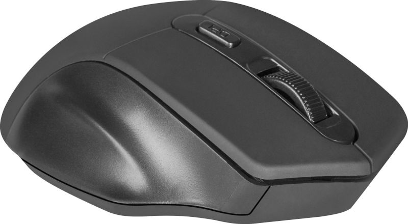 Мишка Defender Datum MB-345, бездротова, 4 кн. до 1600 dpi, чорна (52345)