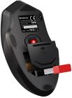 Мишка Defender Datum MB-345, бездротова, 4 кн. до 1600 dpi, чорна (52345)